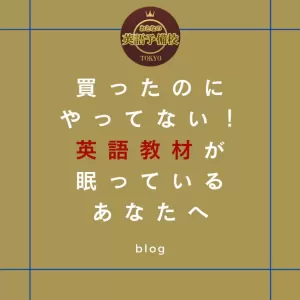 眠ったままの英語教材を増やさないために・・・のサムネイル